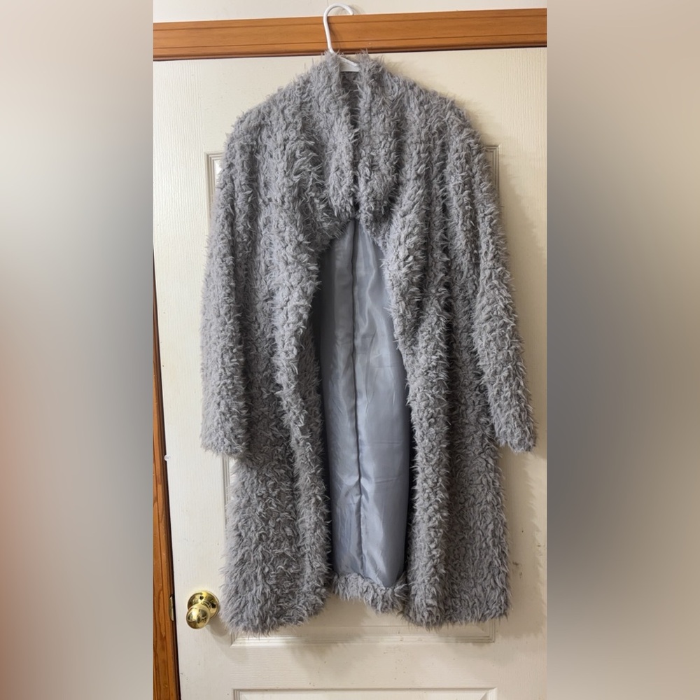 Gray warm coat